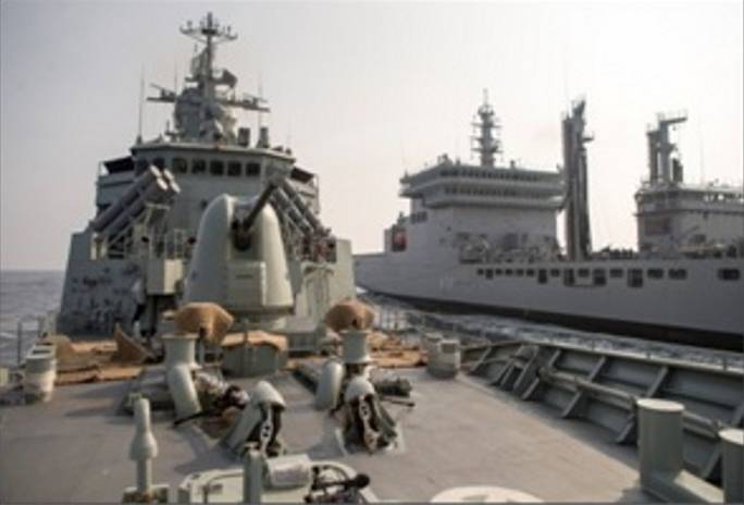 HMAS Arunta with INS Shakti